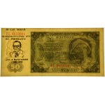 50 złotych 1948 - EL - nadruk okolicznościowy - z folderem