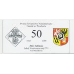 50 złotych 1948 - EL - nadruk okolicznościowy - z folderem