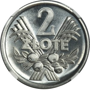 2 złote 1973 Jagody - NGC MS67
