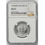 2 złote 1973 Jagody - NGC MS67