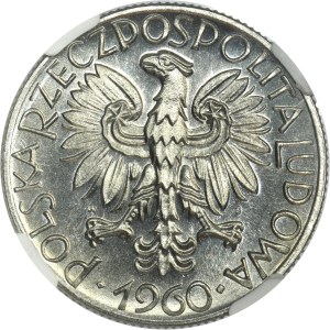 5 złotych 1960 Rybak - NGC MS67