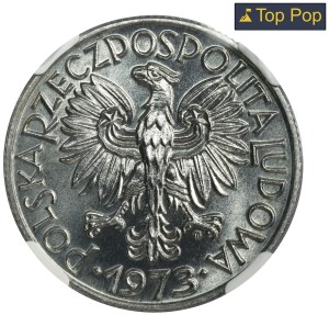 5 złotych 1973 Rybak - NGC MS67