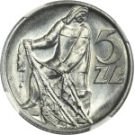 5 złotych 1973 Rybak - NGC MS67
