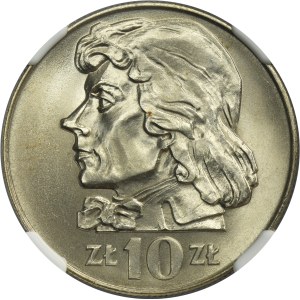 10 złotych 1969 Kościuszko - NGC MS68