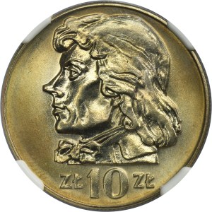10 złotych 1970 Kościuszko - NGC MS67