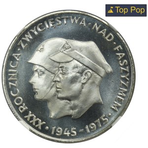 200 złotych 1975 Zwycięstwo nad Faszyzmem - NGC MS67