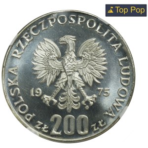 200 złotych 1975 Zwycięstwo nad Faszyzmem - NGC MS67