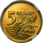 5 groszy 1999 - NGC MS69