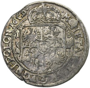 John II Casimir, 1/4 Thaler Posen 1659 AT - RARE