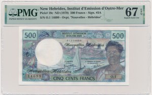 New Hebriedes, 500 Francs (1979) - PMG 67 EPQ