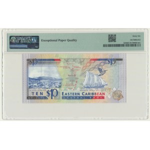 East Caribbean, 10 Dollars (1994) - PMG 66 EPQ