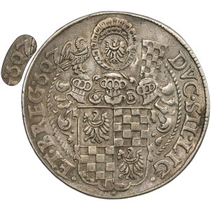 Silesia, Duchy of Liegnitz-Brieg-Wohlau, Johann Christian and Georg Rudolph, Thaler Reichenstein 1607 - RARE