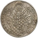 Silesia, Duchy of Liegnitz-Brieg-Wohlau, Johann Christian and Georg Rudolph, Thaler Reichenstein 1607 - RARE