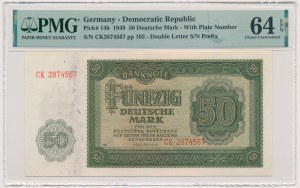 Germany, DDR, 50 Mark 1948 - PMG 64 EPQ