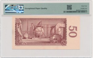 Tchécoslovaquie, 50 couronnes 1964 - PMG 64 EPQ