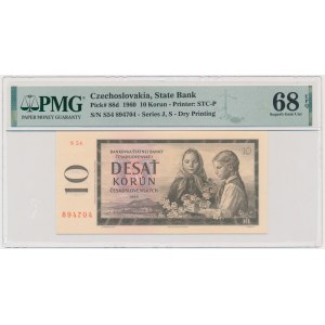 Czechoslovakia, 10 Korun 1960 - PMG 68 EPQ