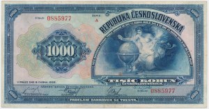 Czechoslovakia, 1.000 Korun 1932 - RARE