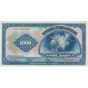 Czechoslovakia, 1.000 Korun 1932 - RARE