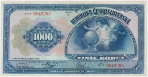 Czechoslovakia, 1.000 Korun 1932 - RARE
