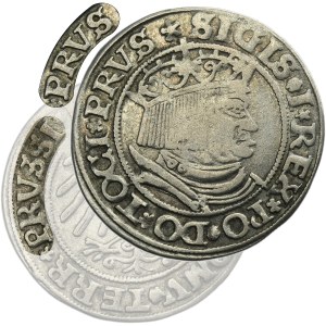 Sigismund I the Old, Groschen Thorn 1532 - PRVS/PRVSSI - RARE