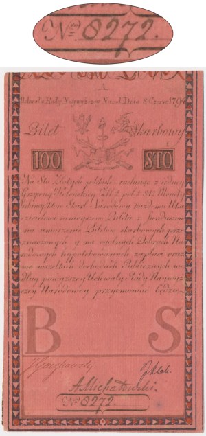 100 zloty 1794 - A - low number