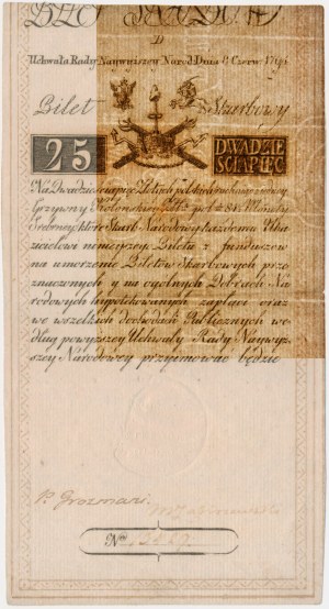 25 or 1794 - D - znw. Pieter de Vries & Comp - excellente présentation