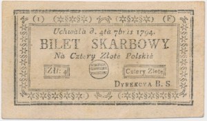 4 złote 1794 (1)(F)