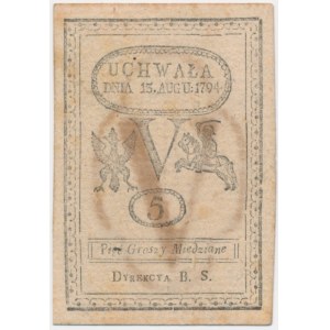 5 groszy 1794