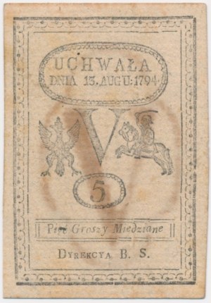 5 groszy 1794