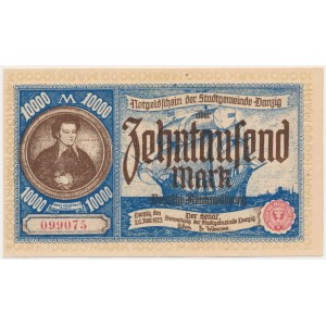 Gdańsk, 10.000 marek 1923 - PIĘKNY