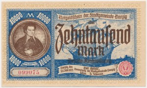 Gdansk, 10 000 marks 1923 - BEAUTÉ