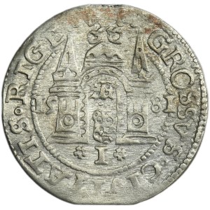 Stefan Batory, Grosz Ryga 1581 - pełna data