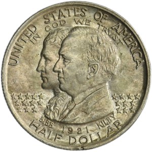USA, 1/2 Dollar Philadelphia 1921 - Alabama Centennial