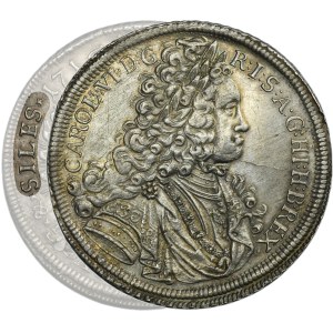 Silesia, Habsburg rule, Karl VI, Thaler Breslau 1716