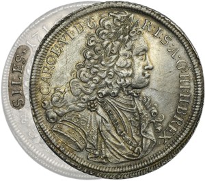 Silesia, Habsburg rule, Karl VI, Thaler Breslau 1716
