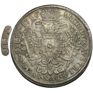 Silesia, Habsburg rule, Karl VI, Thaler Breslau 1716