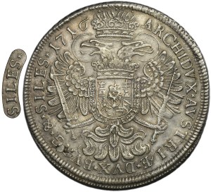 Silesia, Habsburg rule, Karl VI, Thaler Breslau 1716
