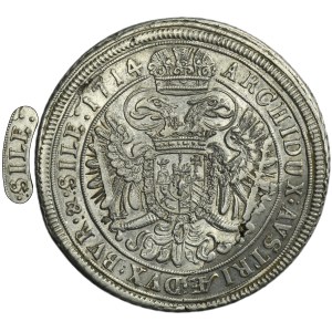 Silesia, Habsburg rule, Karol VI, Thaler Breslau 1714