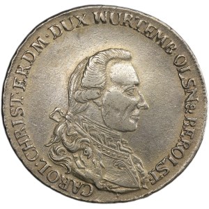 Silesia, Duchy of Oels, Karl Christian Erdmann, Thaler Breslau 1785 B