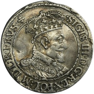 Sigismund III Vasa, 1/4 Thaler Danzig 1619 SB - RARE