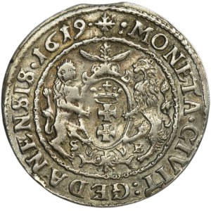 Zygmunt III Waza, Ort Gdańsk 1619 SB - RZADSZY