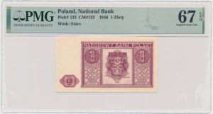1 złoty 1946 - PMG 67 EPQ