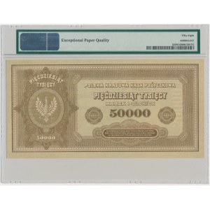 50.000 marek 1922 - B - PMG 58 EPQ
