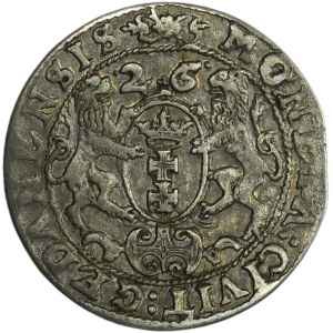 Sigismund III Vasa, 1/4 Thaler Danzig 1626/5 - PR•