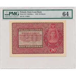 20 marek 1919 - II Serja L - PMG 64
