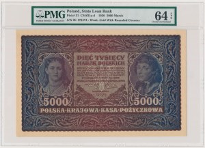 5,000 marks 1920 - II Series E - PMG 64 EPQ