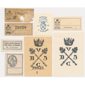 Set, Ex Libris of the Department of the History of Medicine of the Jagiellonian University in Krakow (8 pcs.)