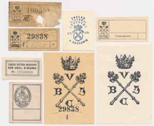 Set, Ex Libris of the Department of the History of Medicine of the Jagiellonian University in Krakow (8 pcs.)