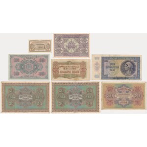 Bulgaria, set of banknotes (8 pcs.)