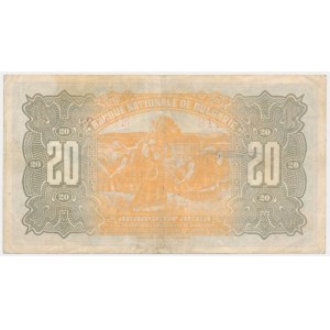 Bułgaria, 20 lewów 1922 - RZADKI